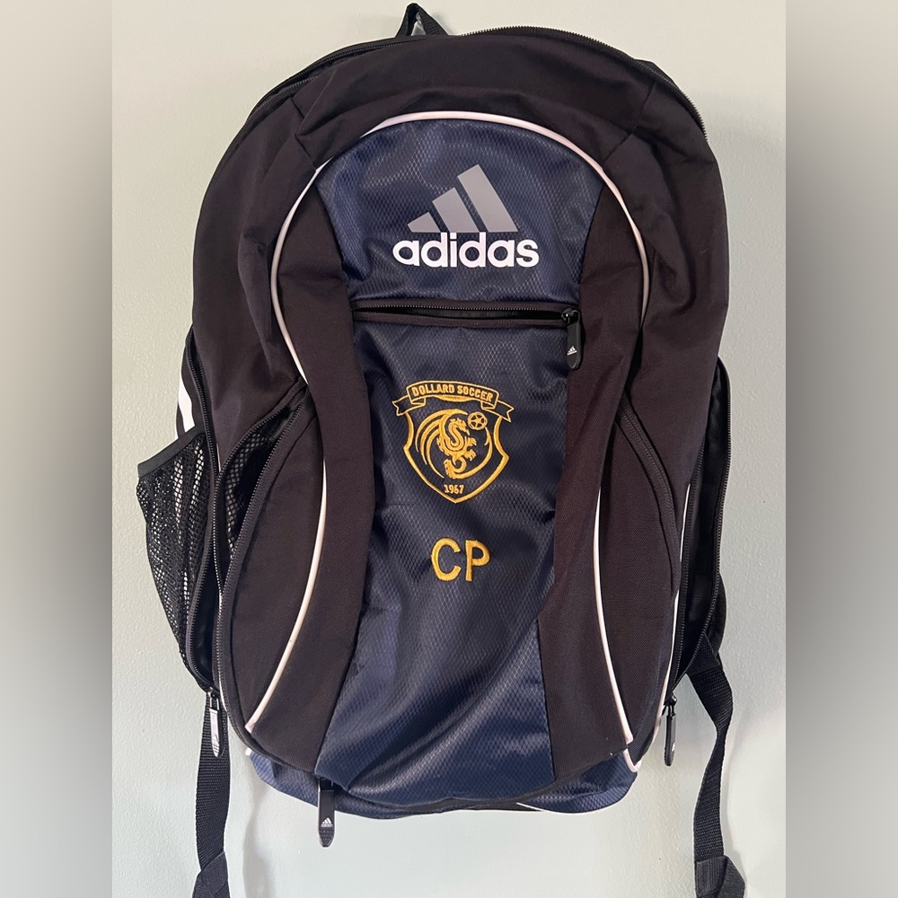 Adidas Black and Navy Men's Backpack